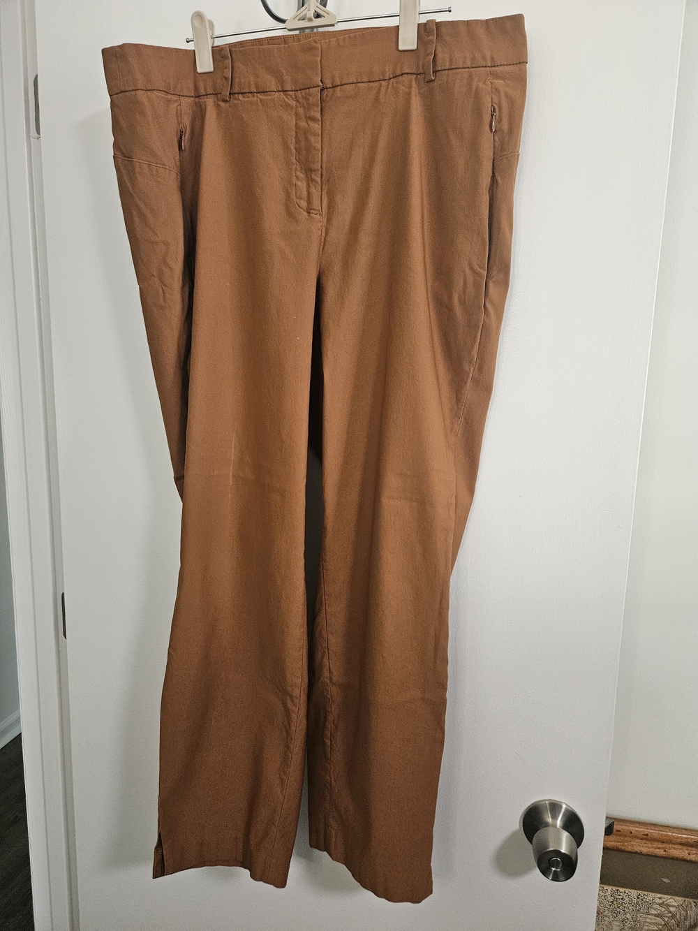 Women's Rust Stretch Casual Pants